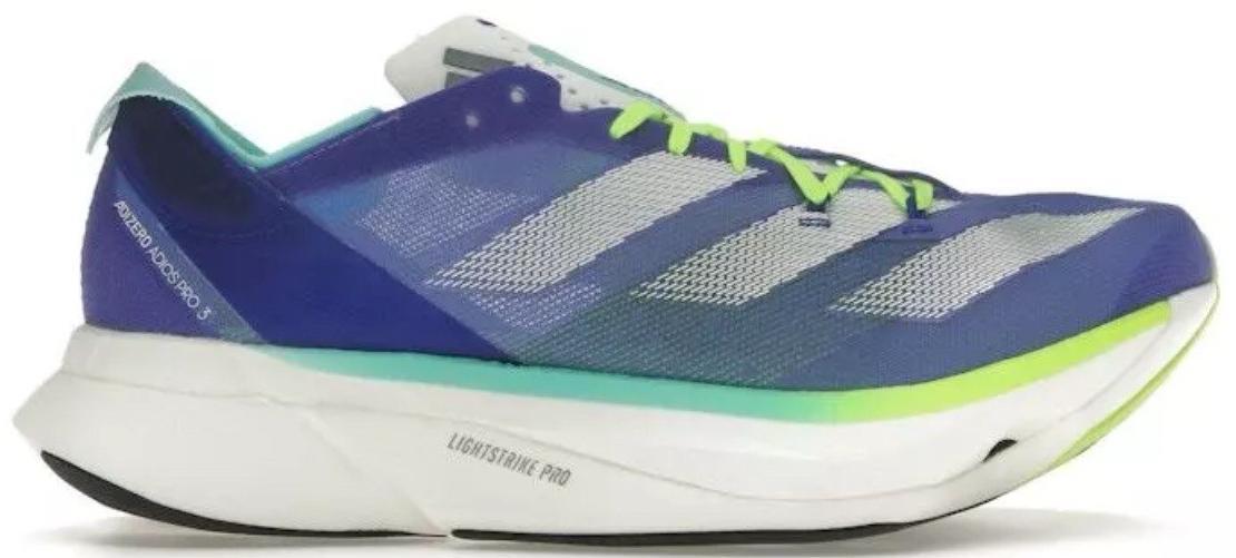 アデオスプロ3 ブルー adidas アディゼロ 27.5 adidas Adizero Adios Pro 3 Cobalt Blue Lucid Lemon W for sale | eBay