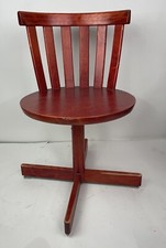 Sedia girevole vintage metà secolo di Edsby Verken made in Sweden Mcm