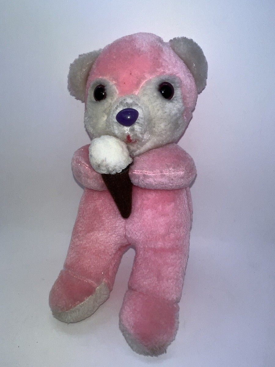 アスティエ オーナメント VINTAGE PINK TOY BEAR 1960s Vintage Superior Toy And Novelty Company Plush Pink Bear
