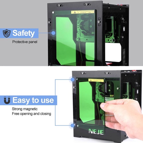 Taglierina stampante incisore laser USB 1000 mW intagliatore fai da te logo marca macchina per incisione - Foto 13 di 15