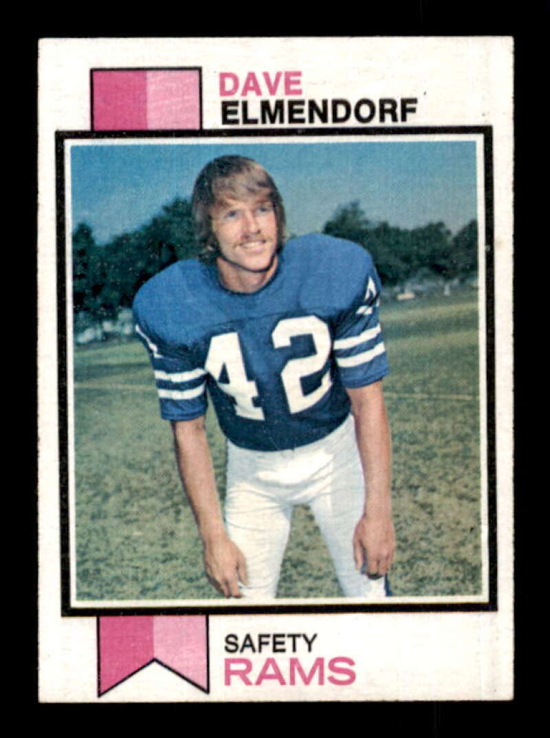 1973 Topps 365 Dave Elmendorf EXMT/NM LA Rams 239178 eBay