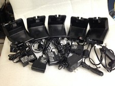 Lot of 5 Plantronics C054 Base Station System Wireless Headset NO Earbud