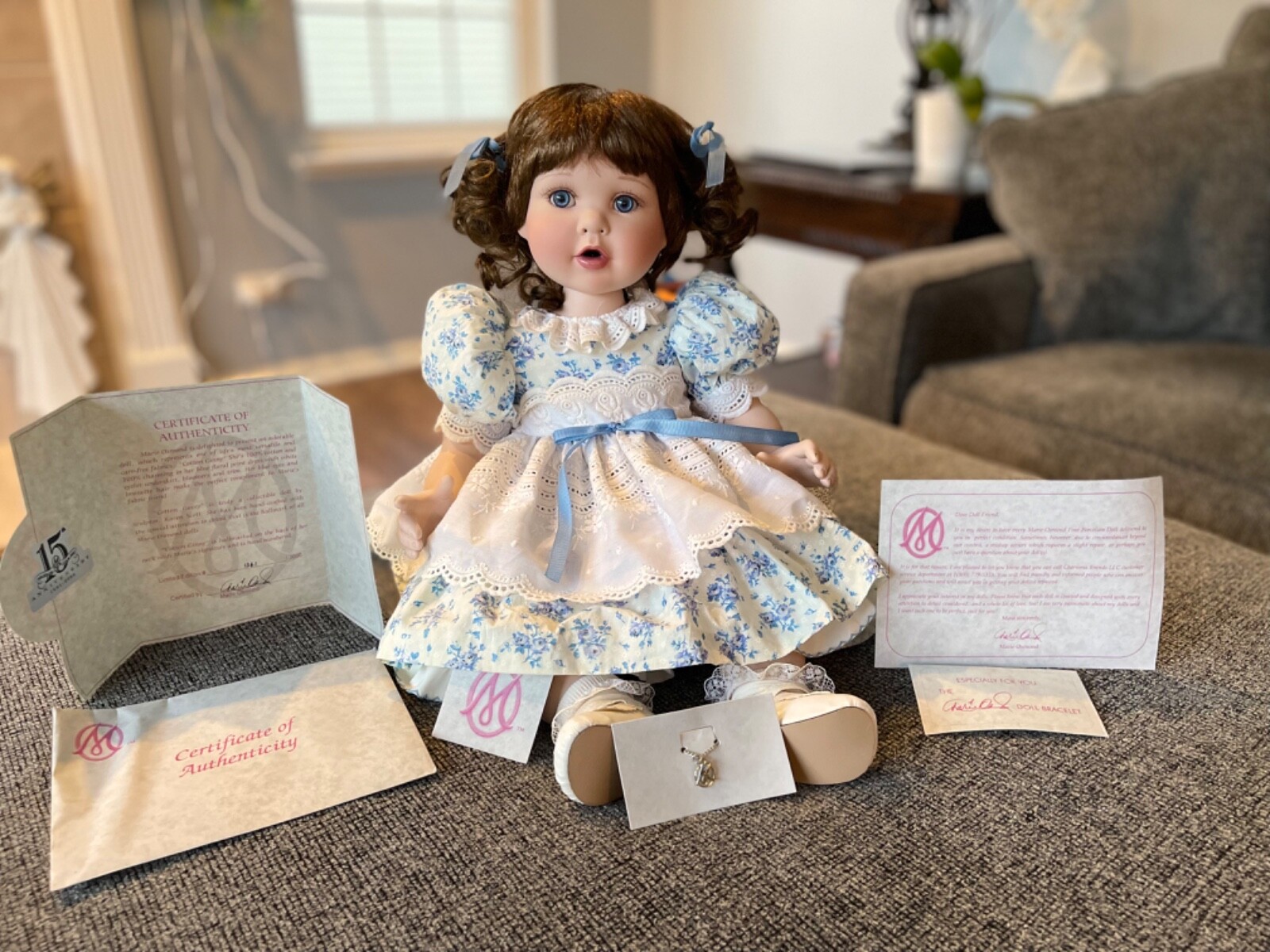 Marie Osmond Doll "Cotton Ginny" 1341 out of 3000 VERY GOOD CONDITION