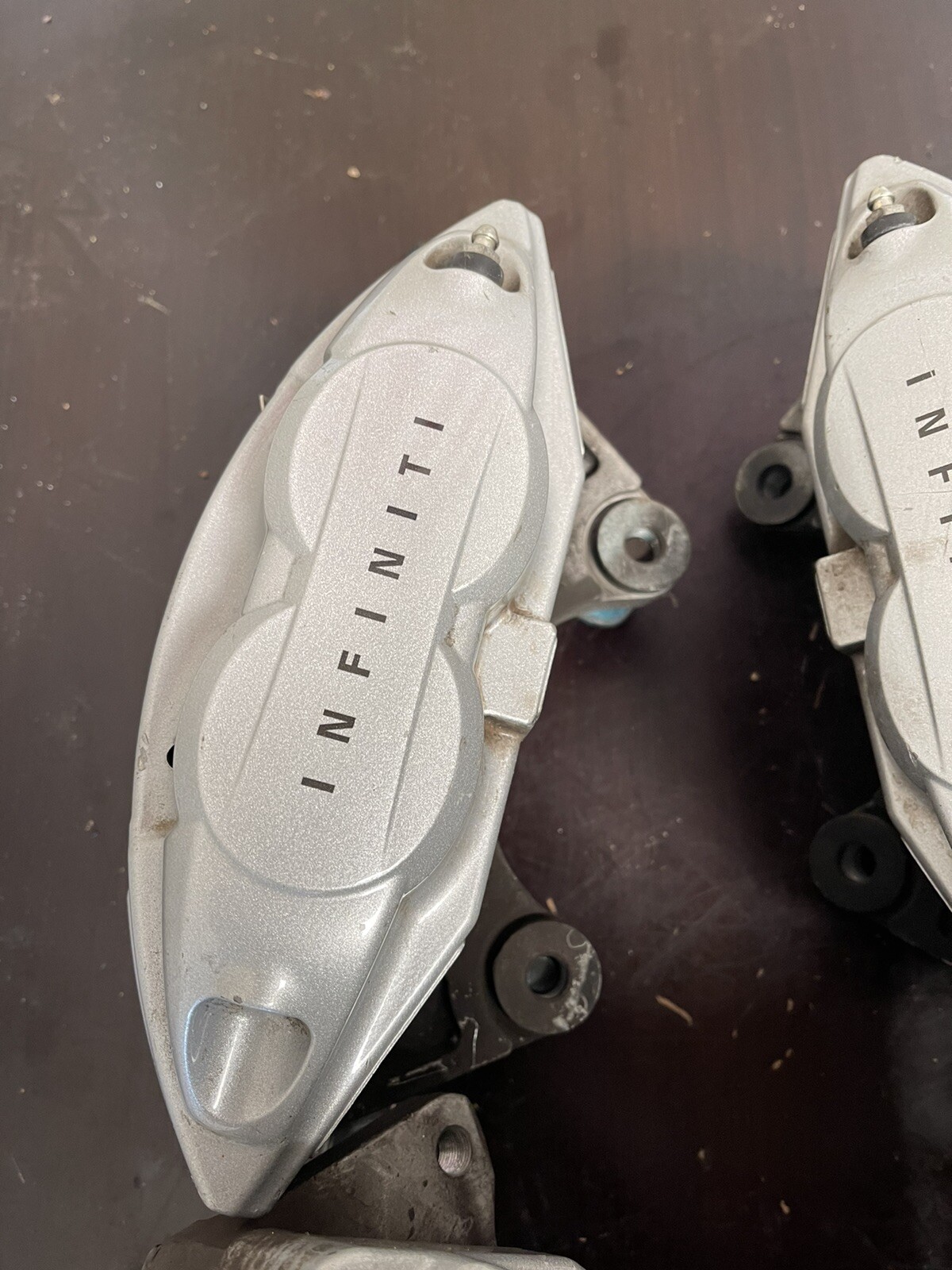 🔥0819 INFINITI G37 Q50 Q60 AKEBONO BRAKE CALIPER FRONT & REAR SET OEM🔥