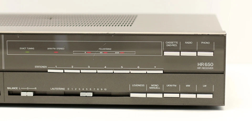 Telefunken HR 650, E-Nr. 503 475 458 - HiFi FM/AM Receiver - Bild 3 von 4