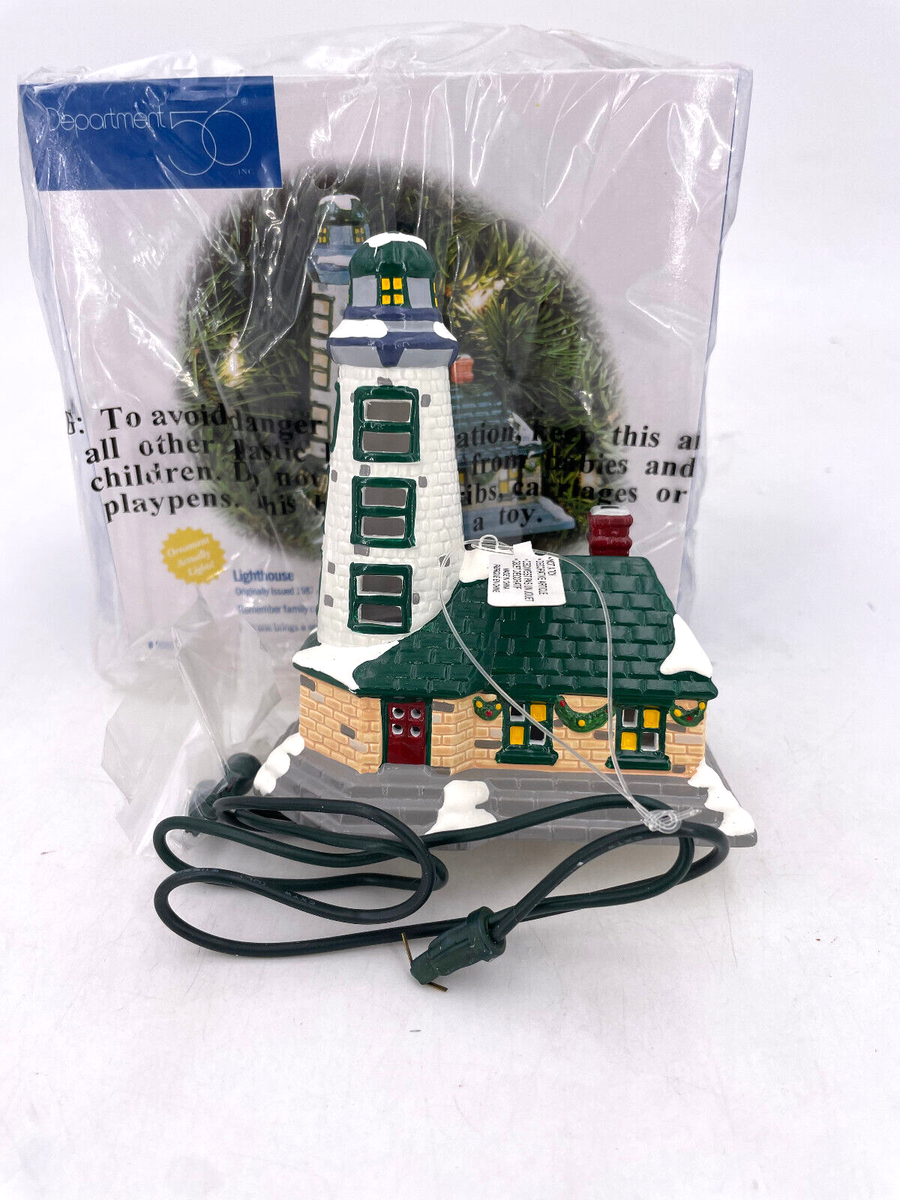 Department 56 Classic Ornaments -Lighthouse Ornament #98635 | eBay