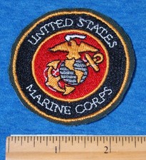 Embroidered Patch US Marine Corps Semper Fidelis Always Faithful Unusual Version