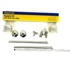 BrassCraft SCR1915AX C Lavatory Supply Kit with Multi-Turn Stop