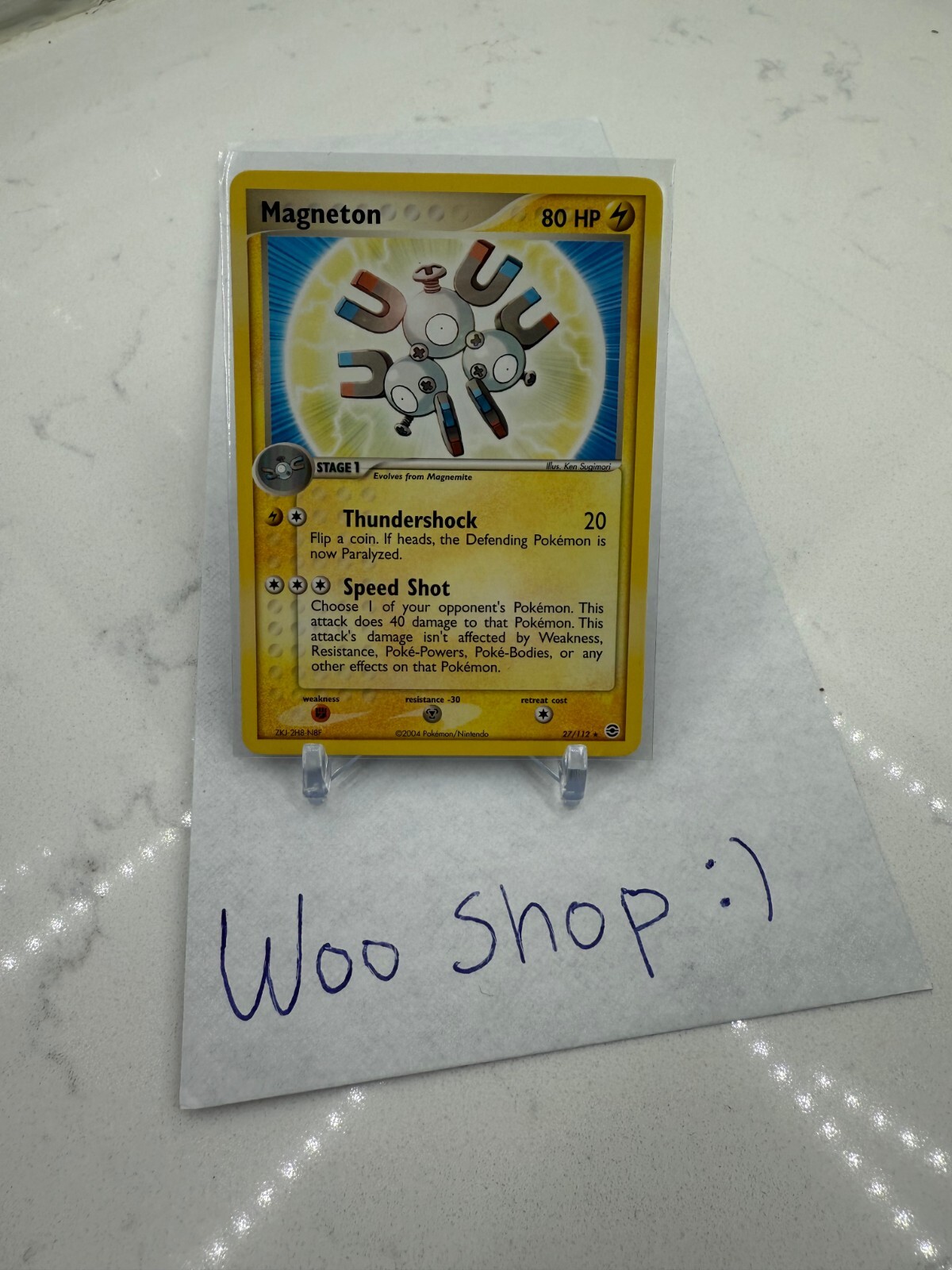 Magneton - 27/112 - Rare NM, English Pokemon EX FireRed & LeafGreen