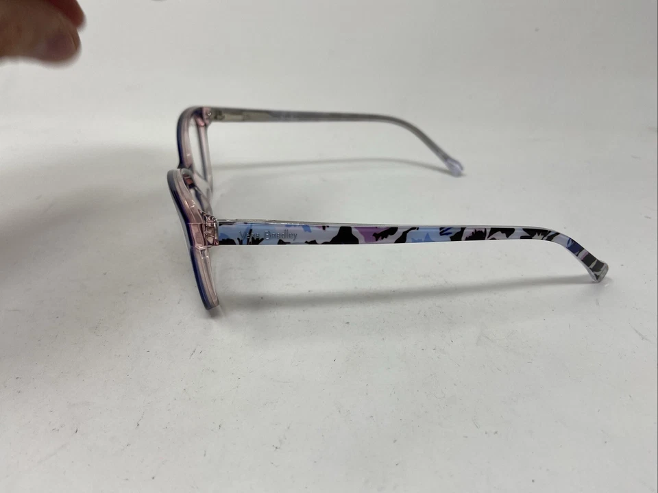 VERA BRADLEY EYEWEAR MARIO PLUM PANAIES 52-16-135 BLUE PINK CRYSTAL S82 - Imagem 2 de 4