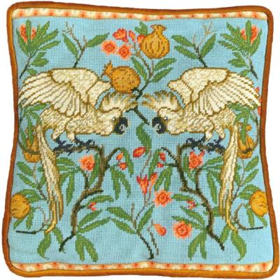 Bothy Threads Gobelin-Stickkissen Set ''Kakadu und Granatapfel Tapisserie'', Stick