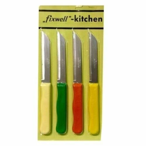 FIXWELL Stainless Steel Kitchen Knifes Set Multi-purpose Uses Pack 12 - Image 4 of 4