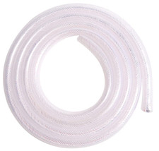 1-1/4" ID x 1-5/8" OD Soft Braided PVC Tubing, Clear Flexible PVC Tube Vinyl H..