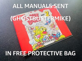 The Last Ninja NES Nintendo Manual 1990  w/ Manual Protector Bag