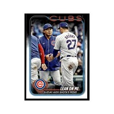 Seiya Suzuki   Shota Imanaga 2024 Topps Update #US205 Chicago Cubs NM