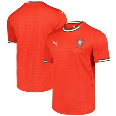 Portugal Puma Football Home Shirt Jersey Men's 2025 Red UK