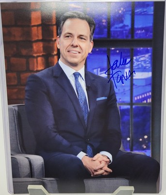 Jake Tapper signed autographed 8x10 Photo State of the Union The Lead CNN
