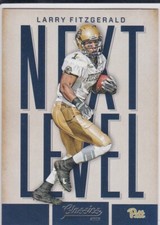 LARRY FITZGERALD Next Level Classics PITT FOOTBALL Arizona Cardinals Card