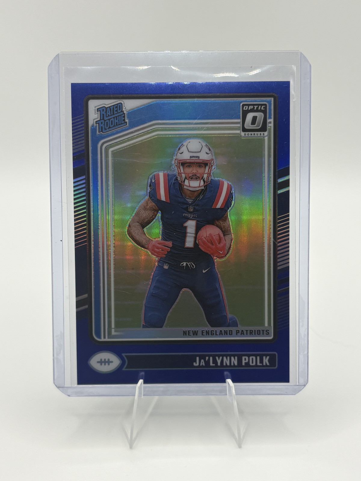 2024 Donruss Optic #240 Ja'Lynn Polk Blue #/199