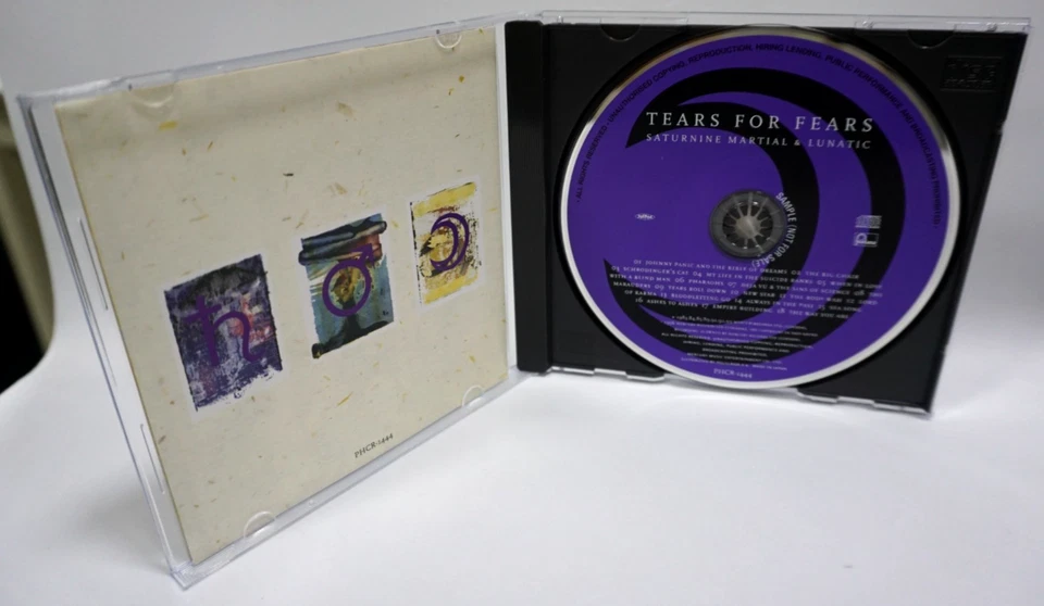 Tears For Fears : Saturnine Martial (Japan 1996 Press) PHCR-1444 - PROMO - RARE - Image 3 of 4