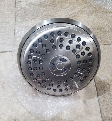 Delta Porter 3-Setting 6'' Showerhead Stainless SS Brushed Nickel BN NEW