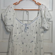 Altar'd State NWOT White Willow Floral Maxi Dress Feminine Summer Flowy XL