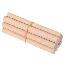 8Pcs 3/4 x 8 Inch Wooden Dowel Rod Wood Dowels for Craft Natural Color