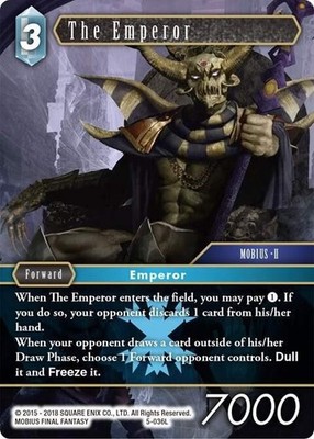 The Emperor - 5-036L - NM - Final Fantasy