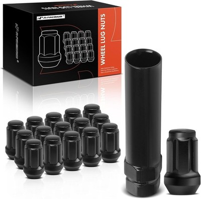 16-PC 3/8''-24 Wheel Lug Nuts w/Socket Key Compatible with Polaris ATV Models 