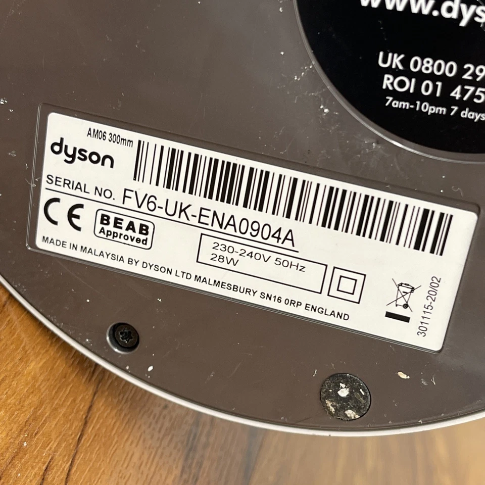 Dyson AM06 Tischventilator - Weiß - Beschreibung lesen - Bild 4 von 4