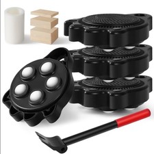 Heavy Duty Furniture Lifter with 4 Sliders for Easy Moving, Appliance Roller Sui