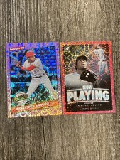 2020 Aristides Aquino Donruss Highlights Pink Fireworks + Now Playing Fireworks