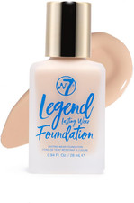 Image of W7 Legend Foundation - Creamy Liquid Foundation for Poreless, Semi-Matte Medium