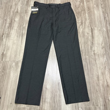 Haggar Premium Stretch Suit Separates Gray Pants Mens Size W36 L34