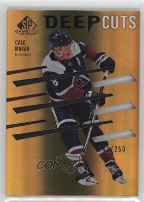 2023-24 Upper Deck SP Game Used Deep Cuts 242/250 Cale Makar #DC-12 b8c