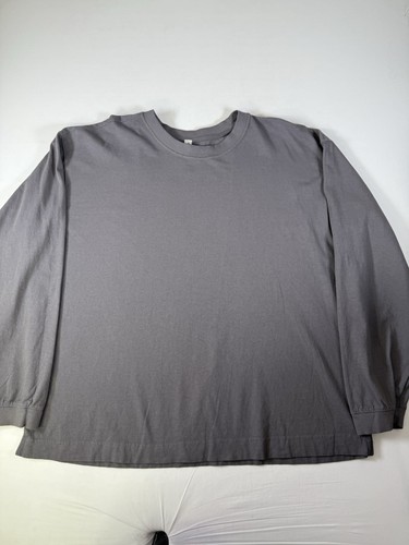 Free people  Hustle Layer Long Sleeve Gray Top Size L - Picture 2 of 9