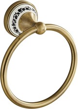 Antique Towel Ring Zinc Alloy Bathroom Kitchen Hand Ring Wall Mounted Bathroom