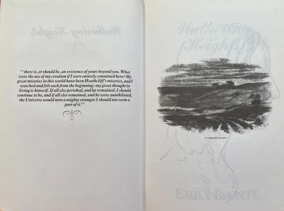 Wuthering Heights by Emily Bronte  Great Writers Library Hardcover #0863076726 Foto 3 de 4