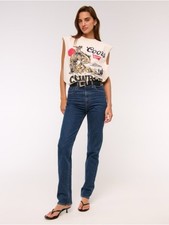 Abercrombie  Fitch The 90s Straight Jean Ultra High Rise Curve Love Size 8/29R