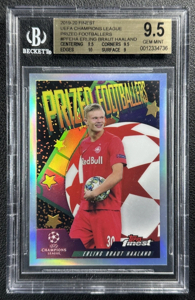2019-20 Topps Finest UEFA Champions League - Erling Haaland #PF