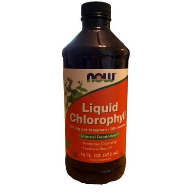 NOW Foods Supplements, Liquid Chlorophyll, 16 Fl Oz (Pack of 1), Multicolor