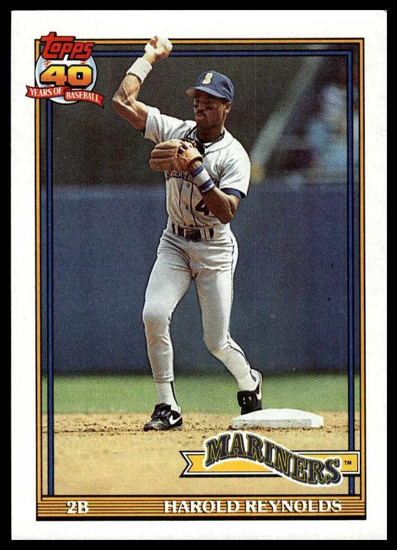 1991 Topps #260 Harold Reynolds Seattle Mariners