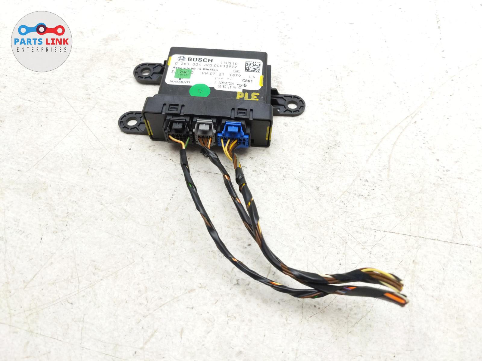 2017-20 MASERATI LEVANTE REAR RIGHT PARK ASSIST PDC CONTROL MODULE HARNESS M161