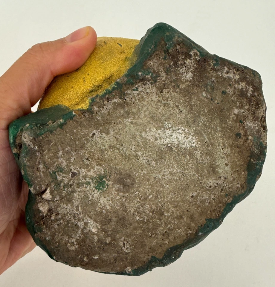 Rana de jardín de hormigón/cemento de colección rana toro verde Foto 3 de 4