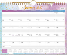 2027 Calendar - 2027 Wall Calendar 12 Month, Jan.2027 - Dec.2027