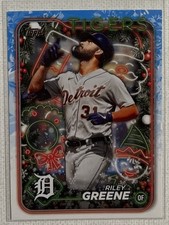 2024 Topps Holiday Baseball Riley Greene Card #H161 Complete Your Set! ⚾️