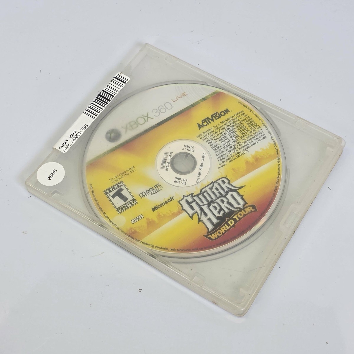 Guitar Hero World Tour Microsoft Xbox 360 Disc Only Tested | eBay
