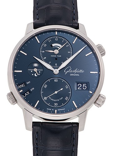 Glashutte Original Senator Cosmopolite 1-89-02-05-02-61 Stainless Steel #KMW1398