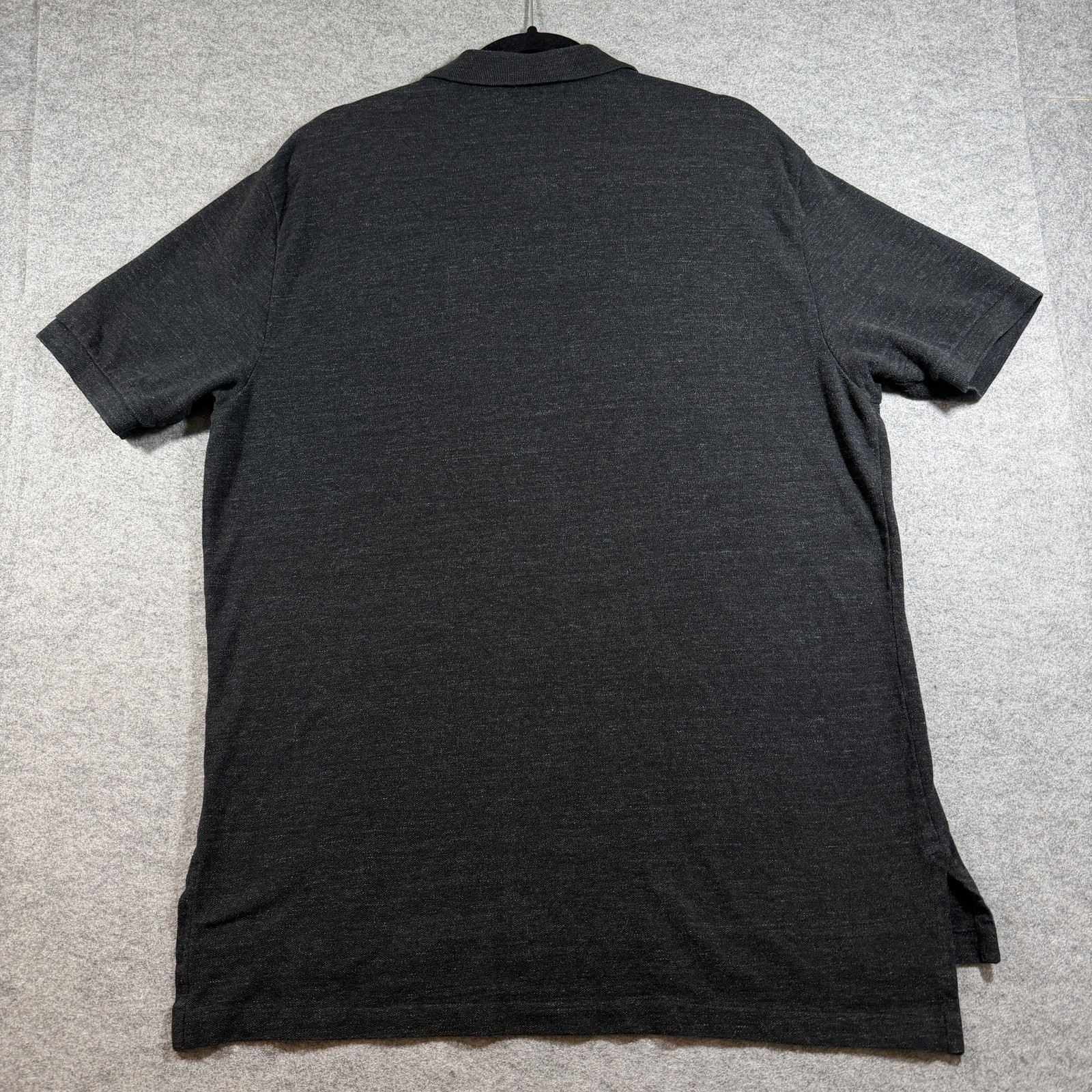Polo Ralph Lauren Polo Shirt Mens XL Charcoal Gray Heather Classic Fit Red Pony thumbnail 2