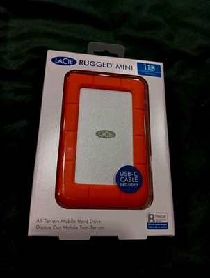 LaCie Rugged Mini  1 TB External Hard Drive - USB 3.0 